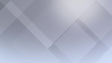 Soyut Beyaz Çokgen düz Geometrik Yüzey Döngüsü Animasyon Arkaplanı.