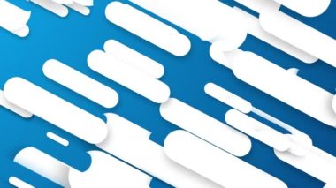 Soyut Basit 3d Geometrik dikdörtgen hareketli şekiller Çizgiler hareketli tasarım animasyonunu soyar