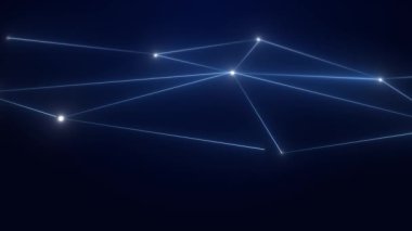 Büyüyen küresel ağ İnternet ve iş konsepti Canlandırma Arkaplanı.