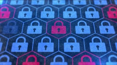 Veri Koruması Siber Güvenlik Gizlilik İş Dünyası İnternet Teknoloji Döngüsü Arkaplanı.