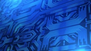 4K soyut yüksek teknoloji geometrik ve bağlantı sistemi döngüsü arka planı