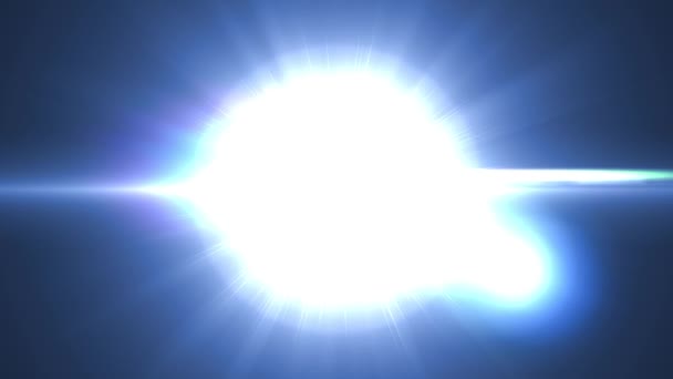 Glow isolated white light effect , lens flare, explosion, glitter, line, sun flash, spark and stars. — Stockvideo