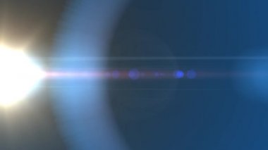 Optik lens patlaması etkisi, 4K çözünürlük, çok yüksek kalite ve gerçekçi, Lens Flare, Stüdyo Alevi, Döngü Arkaplan.