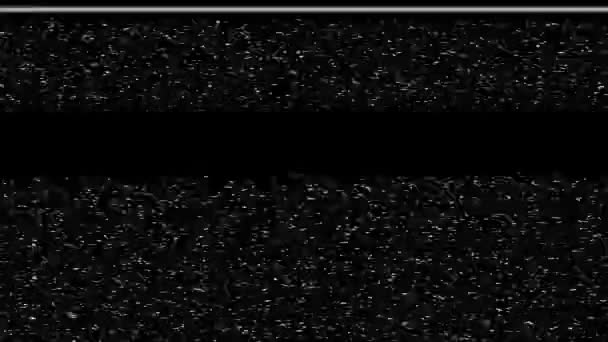 Abstrakt Glitch Bullersignal Decay signal Retro pixel tv fel skärm video skada Animation. — Stockvideo