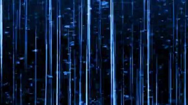 Döngü Animasyon Acil Yayın Sistemi. Sinyal kötü. Bozulmuş Alarm iletisi.