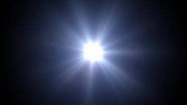 4K Spot Light, Bokeh, Flare, Shine Light Lens işaret fişeği efekti arka planı.