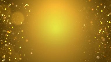 4K Parıldayan Parıltı kopya alanı ile merkezi bir dikdörtgen çerçeve ve kenar oluşturuyor. soyut arkaplan