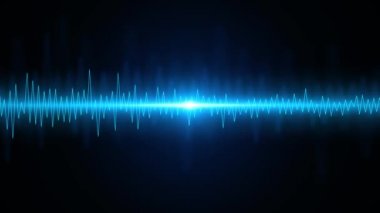 4K Döngü Özet Ses dalgası Müzik Dalgaları Arkaplan Canlandırması.