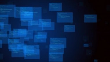 4K Erişimi Ekran Döngüsü Arızalı Dijital Arkaplanda Hata Verildi. 3 Boyutlu Canlandırma