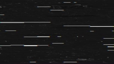 4k döngü VHS ekran dijital arızası. Video kaset geri sarma modu. Siyah beyaz statik gürültü hareketi Canlandırma.