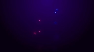10 'dan 1' e yeni dinamik bayramın geri sayım numaraları. retro neşeli vintage video canlandırması.