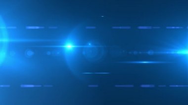 Simetrik dinamik ışık sızıntısının 4k animasyonu optik mercek parlamaları dönüşümlü parlak döngü animasyonu.