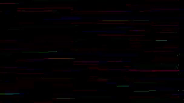 4K Цифровой пиксельный шумовой глюк арт-эффект Loop Animation Background. — стоковое видео