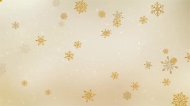 Noel ağacı ve düşen kar taneleri ile Mutlu Noeller animasyonu 4K Animasyon Arkaplanı.