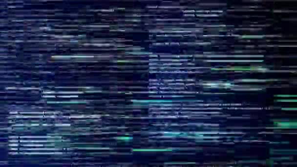 Kod 3D Hacking Ekran komputera z szyfrowanym szybkim pisaniem Pętla Animacja. — Wideo stockowe