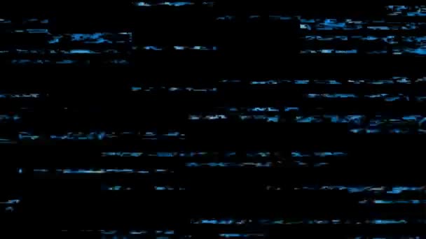 Arte de falha digital abstrata. Erro de tecnologia Loop Animation Background. — Vídeo de Stock