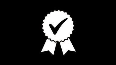 Approval check icon and Approved certified icon Animation. Certified seal icon. Morality ,Values, moral