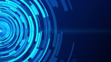 HUD Futuristic animation elements Loop Cyber digital concept.