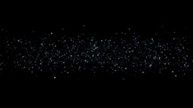 4K gold particles abstract Loop background shining golden floor particles stars dust.