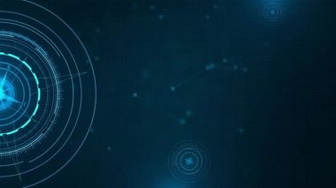 Soyut Fütüristik Çekirdek Elementi Elektronik Devre Teknolojisi arka planı