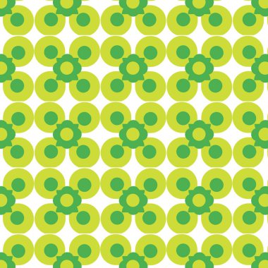 Çiçeklerle kusursuz desen