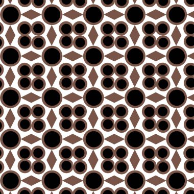 Siyah ve kahverengi pürüzsüz desen.