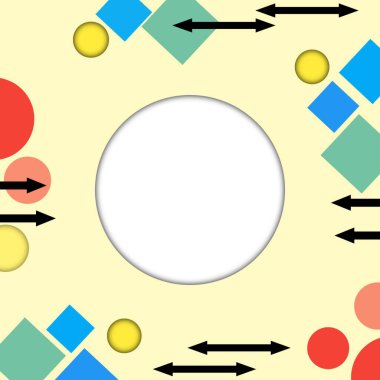 Soyut geometrik arkaplan renkleri