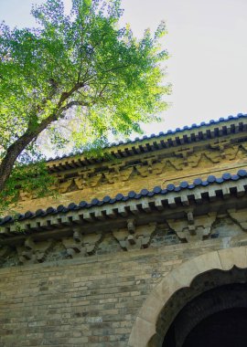 Sonbaharda Linggu Tapınağı - Nanjing 'deki Akçaağaç Yaprağı Festivali  