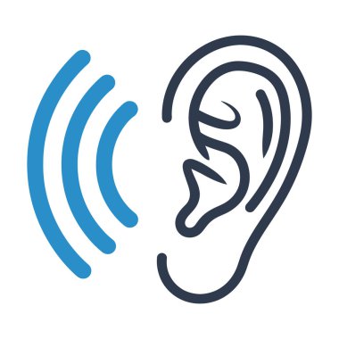 Anahtar sözcükler: bir kulak simgesinden yayılan ses dalgalarını gösterme: kulak, işitme, ses, işitme, dinleme, dalga, sinyal, ikon, sembol, sağlık, iletişim, algılama, mavi, dış hat, grafik, tasarım, düz, basit, izole edilmiş, beyaz torba