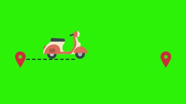 Yeşil Ekran Yolu Hareketi Konumu Sahne Arkaplanı