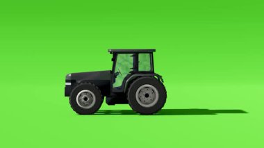 Araba Sürücüsü Yeşil Ekran Canlandırması