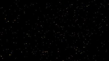 Sayısız parıldayan yıldızla dolu karanlık bir gökyüzünün büyüleyici görüntüsü kozmik arka planlar, uzay temalı projeler ve hareketli grafikler için mükemmel..