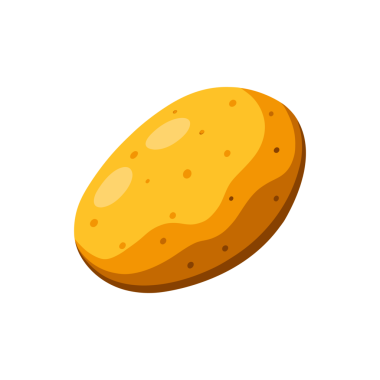 Kahverengi benekli taze altın patates, koyu arkaplanda sağlıklı tarifler için mükemmel.