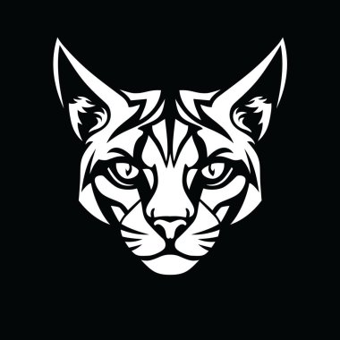 Vektör Vahşi Kedi logosu