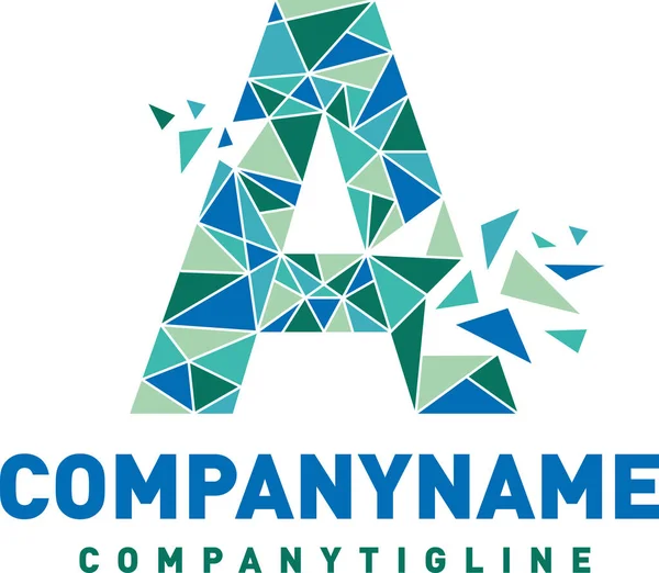 A harfi üçgenden yapılmıştır.