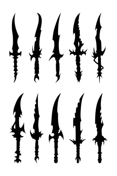 Fantastik hançer koleksiyonu.