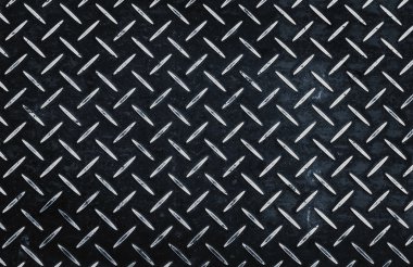 Endüstriyel metal rhombus şekiller desen ile siyah