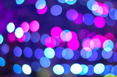 Renkli bulanıklık bokeh pembe ve mavi arka plan