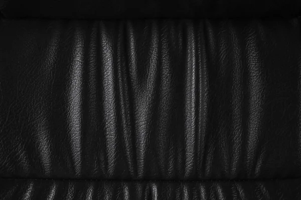 Luxus schwarzes Leder — Stockfoto