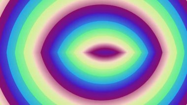 Büyüleyici desende canlı eşmerkezli çemberler