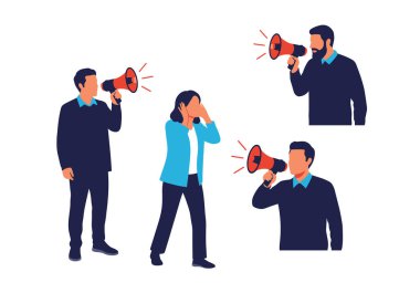 Renkli giysiler ve profesyonel sosyal profiller için eşsiz özelliklere sahip çeşitli erkek ve dişi avatarların geniş bir koleksiyonu.