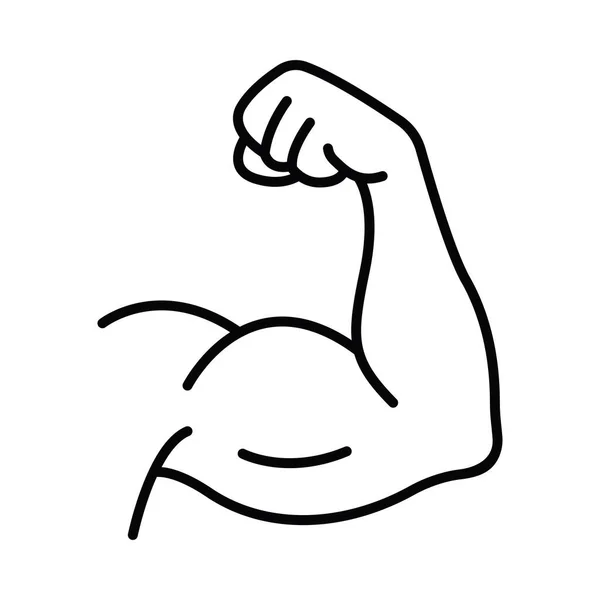 Kas Kol Vektör Hattı Spor ve Spor Salonu için Sanat Simgesi 