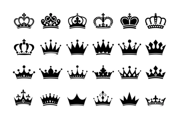Beyaz Arkaplanda Kraliyet Tahtı Silüet Vektör Koleksiyonu  