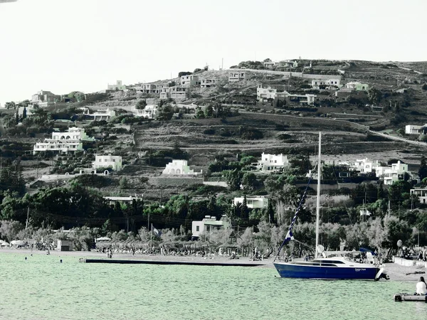 Paroikia ön paros — Stockfoto