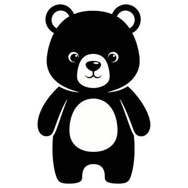 Sevimli Siyah Genç Ayı