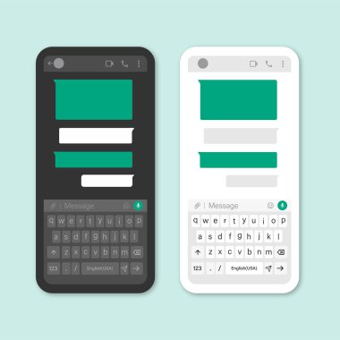 Koyu ve Işık Kipinde Kapsamlı Dijital İletişim UI / UX Kit