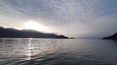 Güzel gün batımı manzarası