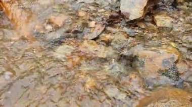 Taşlı ve taşlı su akıntısı