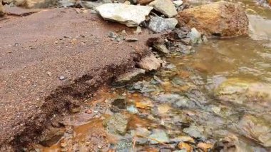 Ormandaki su akıntısı