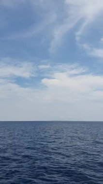 Güzel bir deniz manzarası. Seyahat, doğa.